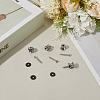 4 Sets Alloy Guitar Strap Button Tail Nails for Acoustic and Folk Instruments FIND-CN0002-19-3