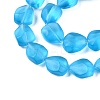 Frosted Glass Beads Strands GLAA-T023-30G-3