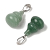 Natural Green Aventurine Pendants G-B127-03P-12-3