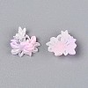 Luminous Flower Resin Cabochons CRES-T025-10C-2
