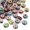 50Pcs Large Hole Flower Pattern Resin European Beads OPDL-YW0001-11-1