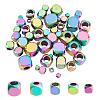 50Pcs 5 Style PVD Vacuum Plating 304 Stainless Steel Spacer Beads STAS-UN0022-17-2