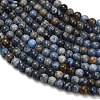 Natural Dumortierite Beads Strands G-Z116-A26-3mm-4