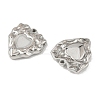 304 Stainless Steel Pendant Cabochon Settings STAS-L022-540P-2