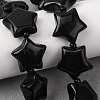 Natural Obsidian Beads Strands G-K359-E13-1