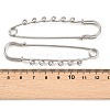 304 Stainless Steel Safety Pins Brooch Findings STAS-K252-05D-P-3