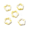 Flower Hollow Glazed Porcelain Bead Frame PORC-A034-09E-1