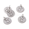 Non-Tarnish 304 Stainless Steel Charms STAS-Q201-T445-2S-1