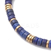 2Pcs Natural Howlite & Lapis Lazuli Beads Stretch Bracelets for Women BJEW-JB13214-5