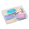 16pcs 4 Colors 304 Stainless Steel Pendants STAS-CW0001-09-4