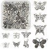 50Pcs 10 Styles Tibetan Style Alloy Pendants FIND-YW0006-94-1