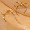 304 Stainless Steel Stud Earrings LS-EJEW-S226-04G-03-1
