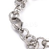Tarnish Resistant 304 Stainless Steel Rolo Chain Bracelets BJEW-Z011-05P-2
