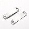 Tarnish Resistant Rectangle 304 Stainless Steel Links connectors LS-X-STAS-I045-32-1
