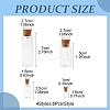 24Pcs 4 Styles Glass Jar Glass Bottles AJEW-FS0001-21-4