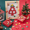 72pcs 12 Styles Christmas Theme Opaque Resin Cabochons RESI-SC0005-72-4