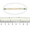 Rack Plating Brass Dapped Chains AJEW-Q153-03G-05-2