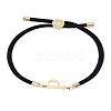 1Pc Adjustable Nylon Cord Slider Bracelets for Women BJEW-LP0001-32P-01-1