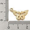 UV Plating Alloy Rhinestone Pendants ALRI-C009-07B-G-3