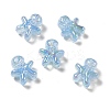 UV Plating Rainbow Iridescent Acrylic Beads PACR-M002-11A-1