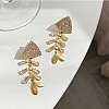 Alloy Rhinestone Stud Earrings FS-WGE0AD6-10-1