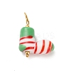 Christmas Handmade Lampwork Pendants LS-STAS-C147-03E-1