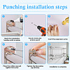 Stainless Steel Bathroom Towel Roll Holders DIY-TAC0020-94-6