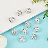 Brass Rhinestone Beads RB-A011-8mm-28S-2