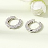 Brass Micro Pave Cubic Zirconia Hoop Earrings KK-CBA8324-24P-04-1