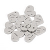 10Pcs 5 Styles 304 Stainless Steel Links STAS-TA0002-76-3