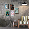 Rectangle with Word Vintage Metal Iron Sign Poster AJEW-WH0157-288-6