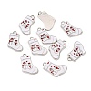 Alloy Enamel Pendants ENAM-P030-2-4