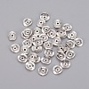 Tibetan Style Wavy Spacer Beads TIBEP-A11067-AS-FF-1