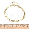 304 Stainless Steel Rolo Chain Bracelets for Women BJEW-Z152-01G-5