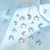   24Pcs 6 Style 304 Stainless Steel Charms STAS-PH0001-74-5