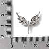 Brass Micro Pave Cubic Zirconia Pendants KK-Z102-14P-3
