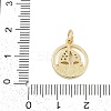 Brass Micro Pave Cubic Zirconia Pendants KK-I723-47G-3