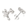 304 Stainless Steel Stud Earring Findings STAS-D391-03A-P-2