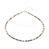 Glass Seed Beaded Necklace X-NJEW-JN03825-01-1