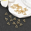 SHEGRACE Brass Ice Pick Pinch Bails XGRQ1U651-369G-4