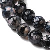 Dyed & Heated Natural Fire Crackle Agate Beads Strands G-P539-C01-06-4