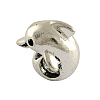 Tibetan Style Alloy Dolphin European Beads LS-X-TIBEB-7982-AS-RS-1