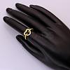Real 18K Gold Plated Brass Heart Finger Rings for Women RJEW-BB07658-7A-5