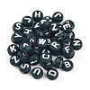 Opaque Acrylic Beads OACR-H046-02E-1