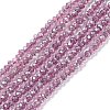 Electroplate Glass Beads Strands LS-EGLA-R048-2mm-11-1