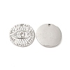 Tarnish Resistant 304 Stainless Steel Pendant Rhinestone Settings STAS-L268-021P-1