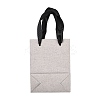 Paper Gift Tote Bags with Nylon Black Ribbon Handles ABAG-K004-01A-2