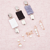 8Pcs 8 Style Zinc Alloy Kilt Pin Brooches AJEW-FH0004-37-5