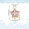 20Pcs Brass Pave Clear Cubic Zirconia Links KK-GO0001-95-2