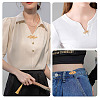 16 Pairs 8 Styles Alloy Adjustable Jean Button Pins DIY-TA0013-13-8